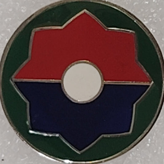 Army 9th Infantry Division Eight‑Pointed Star Novelty Hat/Lapel/Brooch Metal Pin