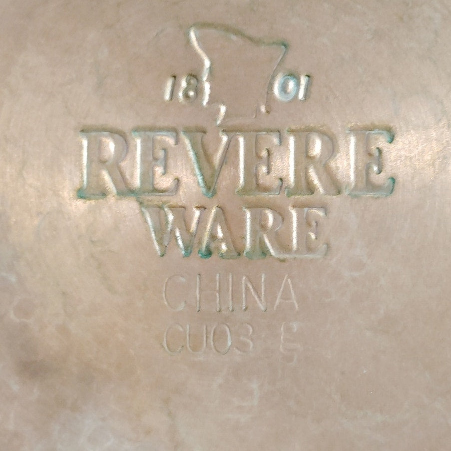 Revere Ware 1801 Paul Revere Copper Bottom Whistling Tea Kettle 2003