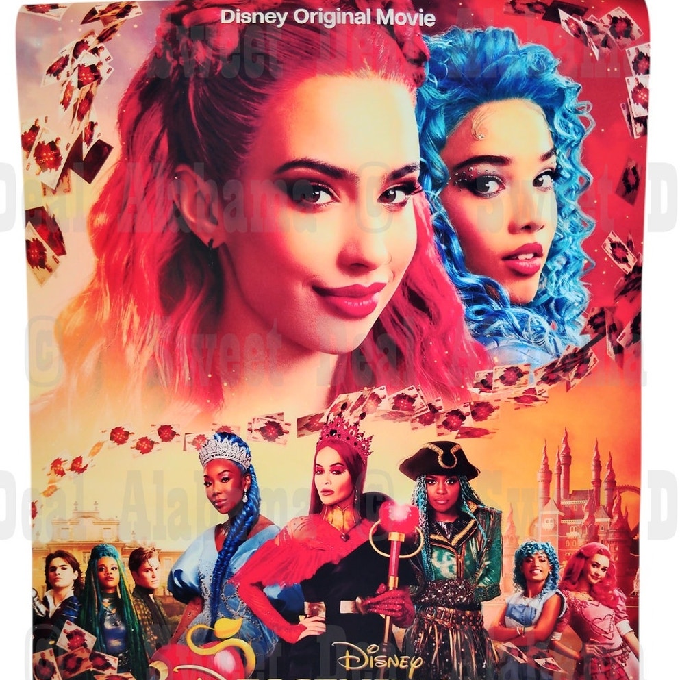 Disney's Descendants: The Rise of Red – 11” x 17” Canvas Print – Unframed