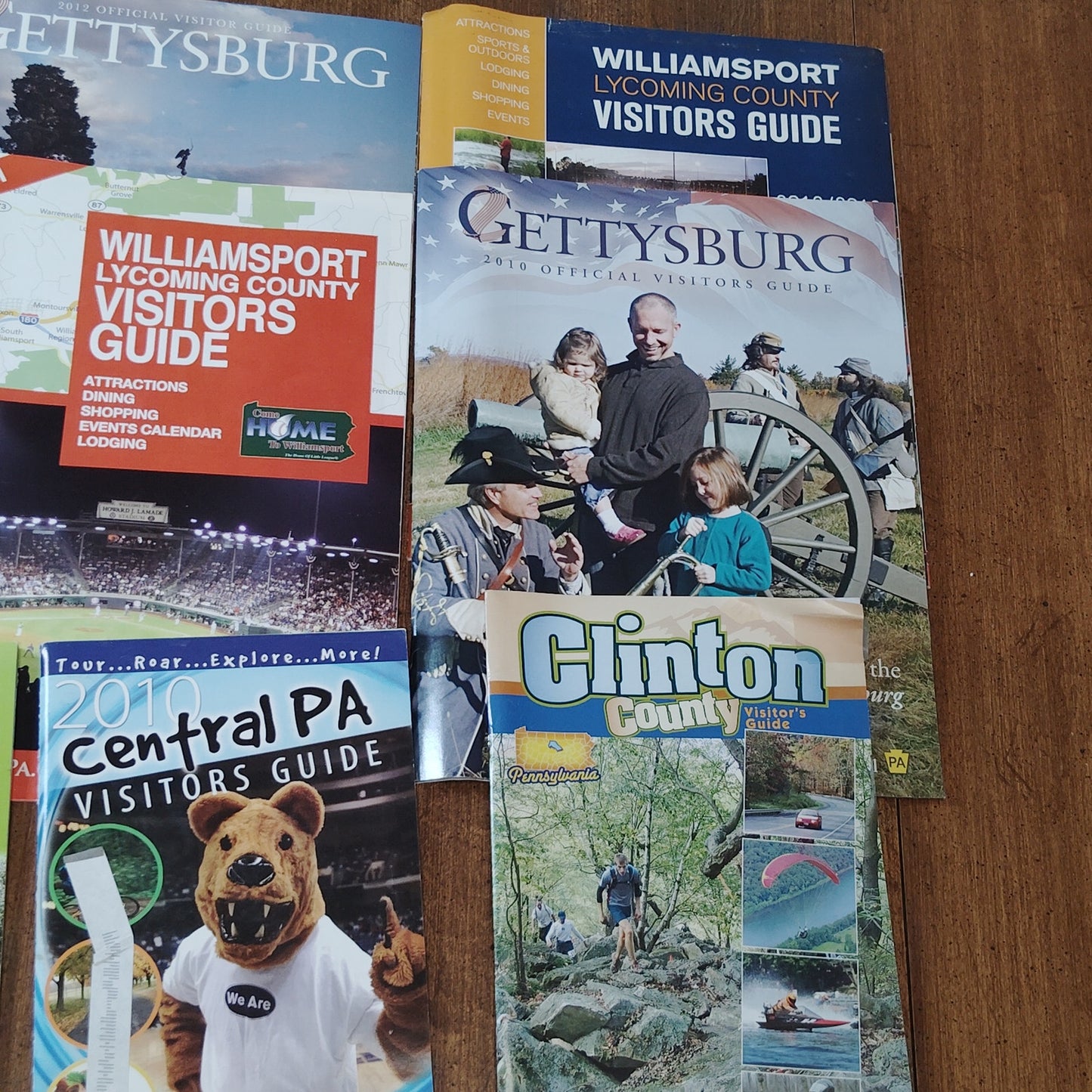 PA Tourist Guides & Brochures Lot - Vintage Ephemera Collection from PA Travel