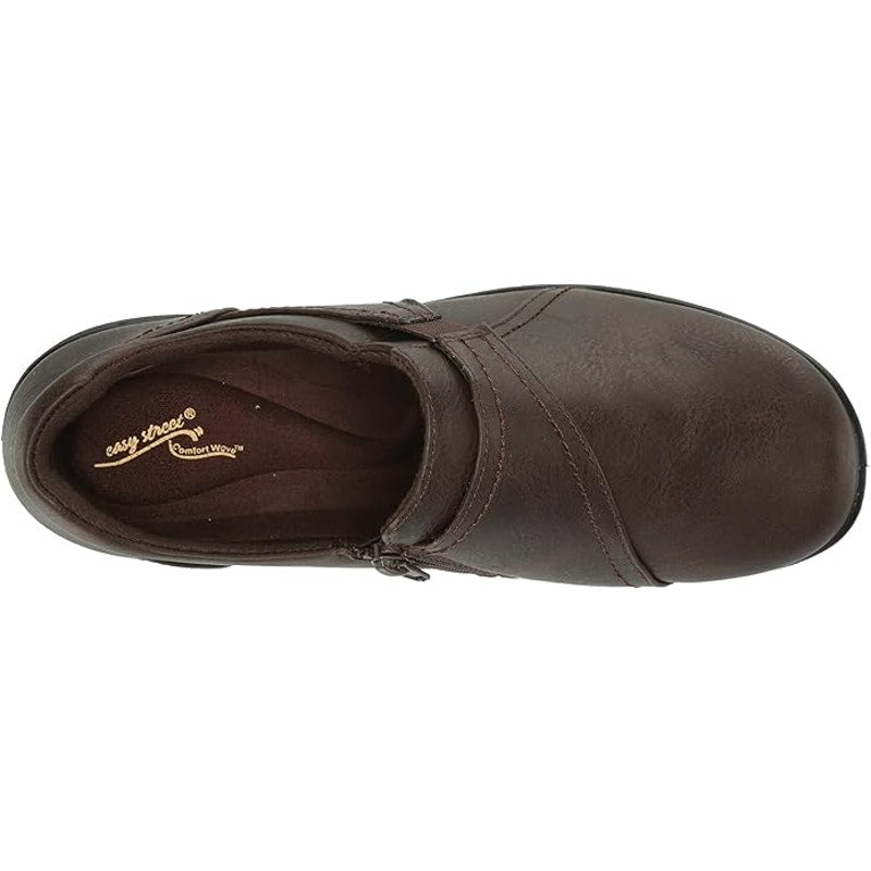 Easy Street Women’s Ariah Sneakers/Flats – Brown/Gore, Size 6M, Style: 31-9846