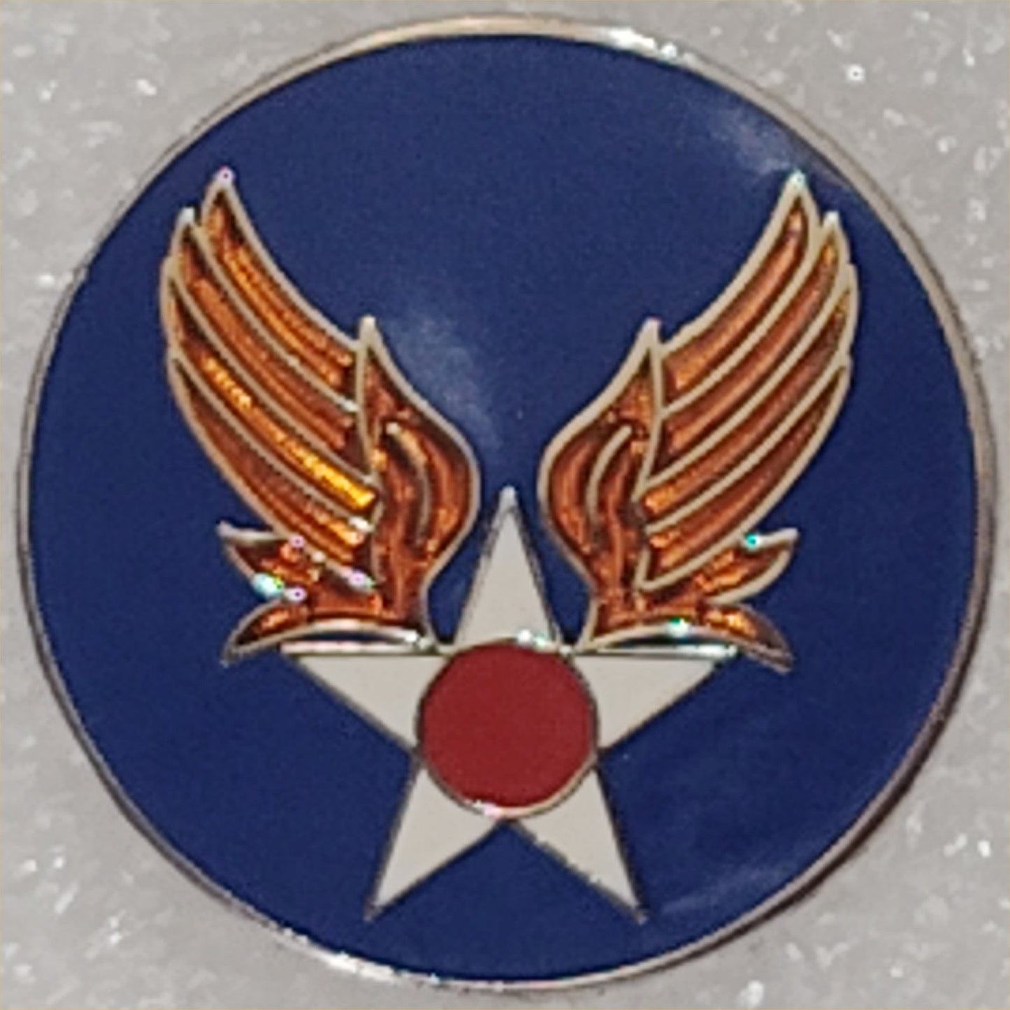 Army Air Corps / Air Forces WWII Hap Arnold Emblem Novelty Hat/Lapel/Brooch Pin