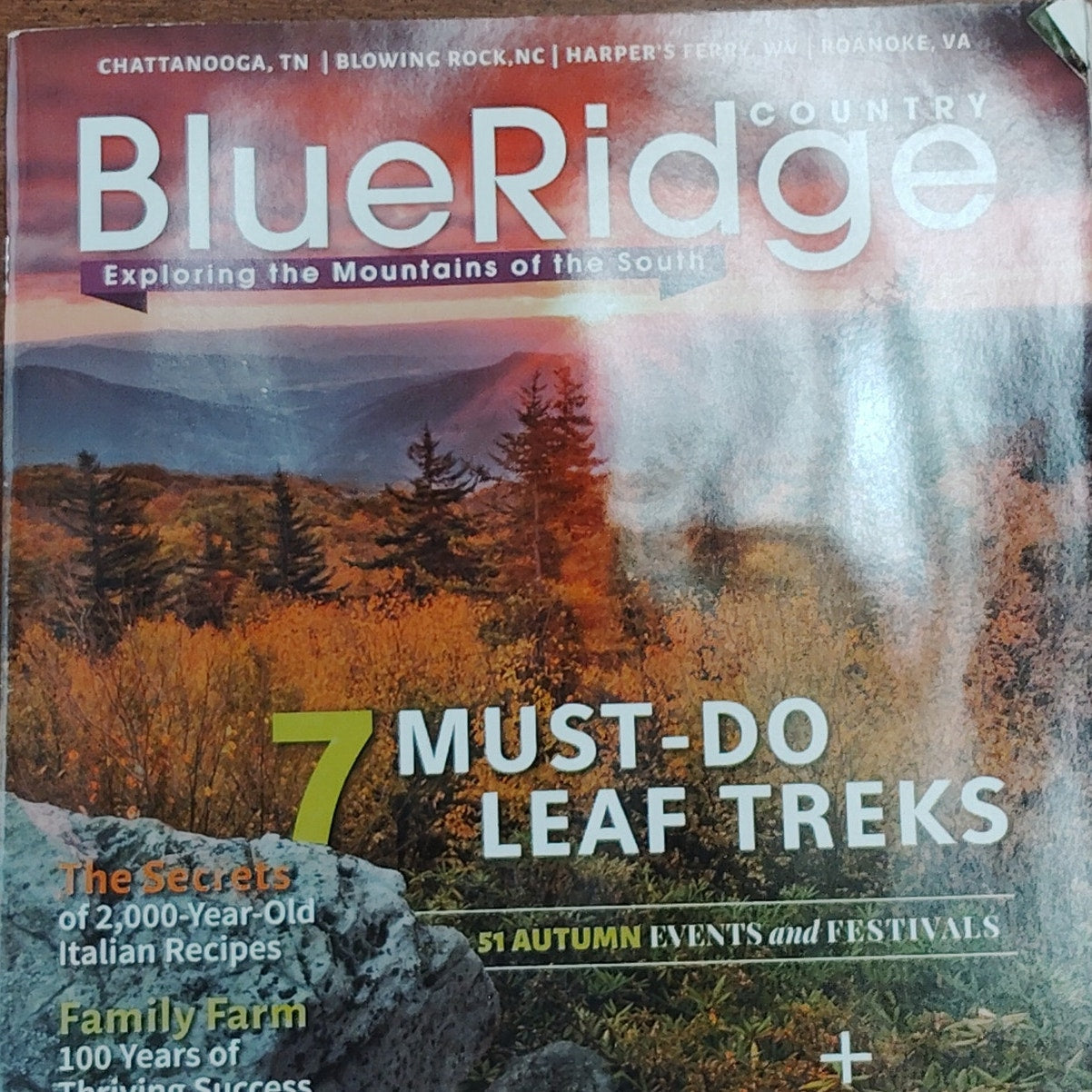 Blue Ridge Country Magazine - September/October 2015 - Autumn Mountain Landscape