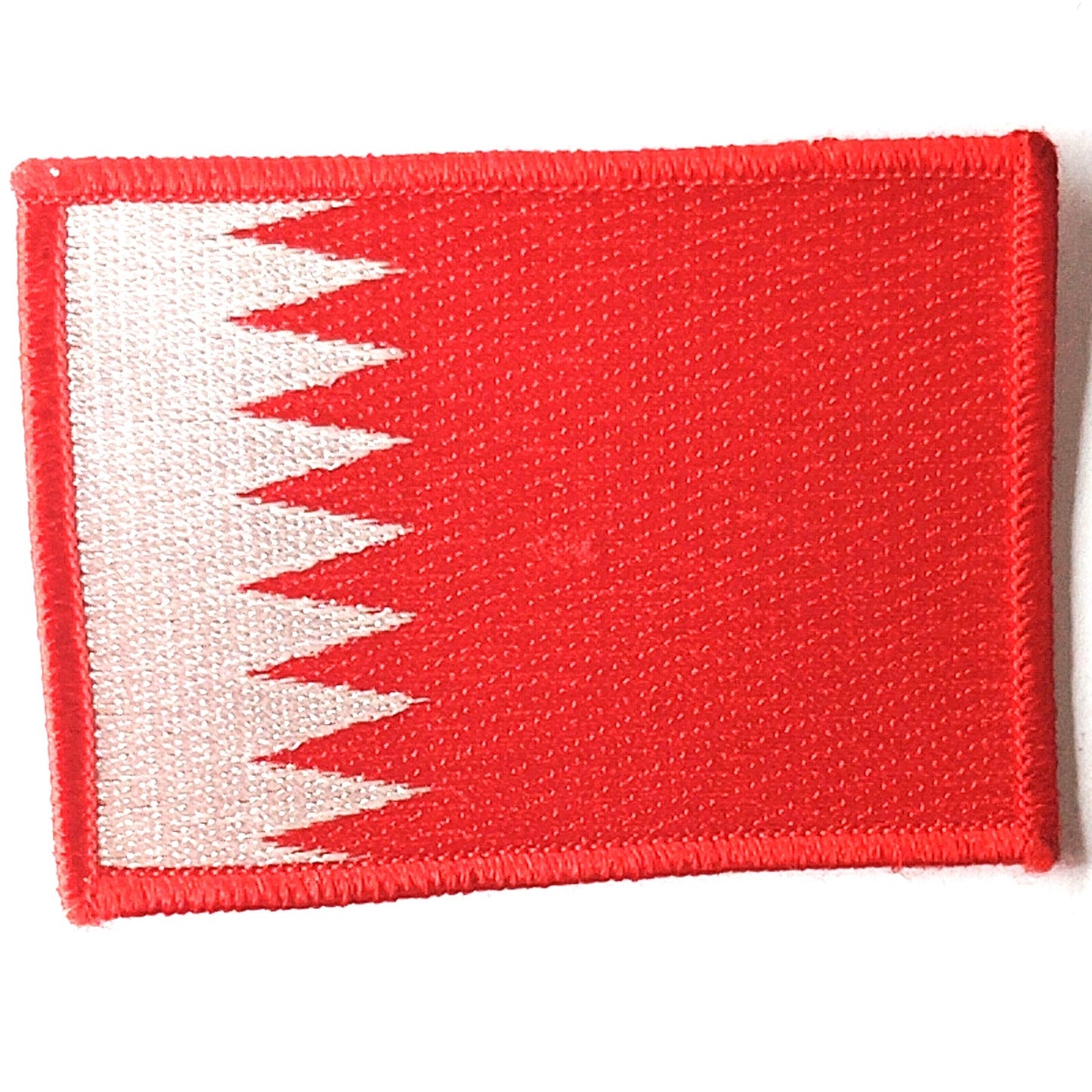 Bahrain Flag Patch Embroidered Tactical Military Morale Sew-On 3.5" x 2.5"