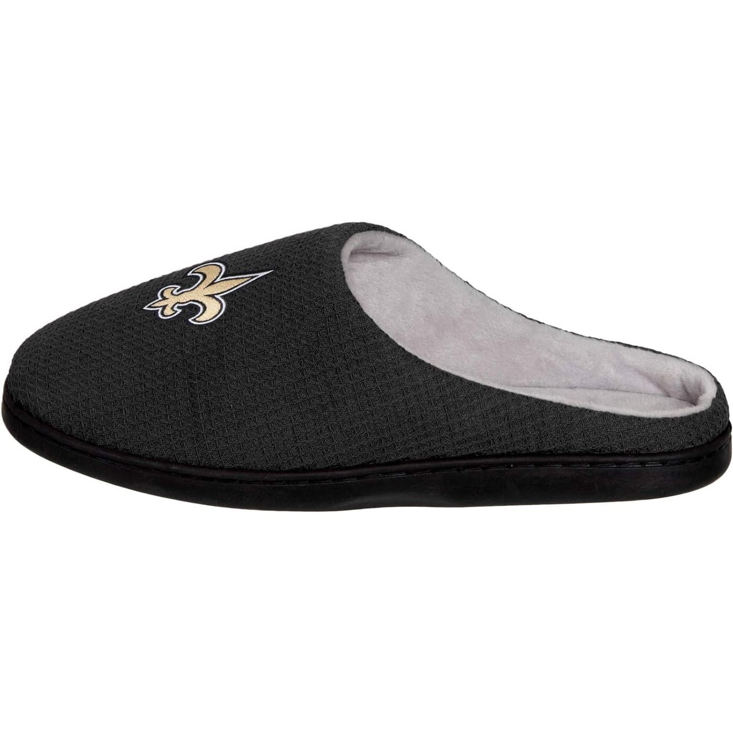 New Orleans Saints NFL Licensed Mens Memory Foam Slides - Small
