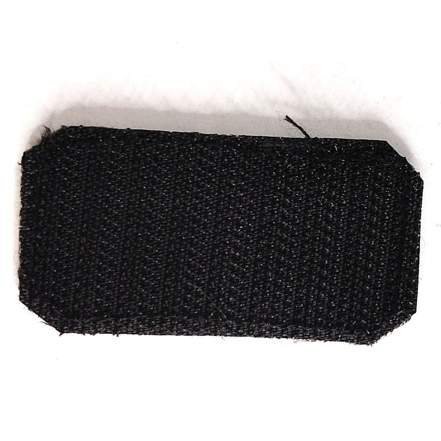 O‑ NEG Blood Type Patch Black on Green 2 × 1 Hook‑Back