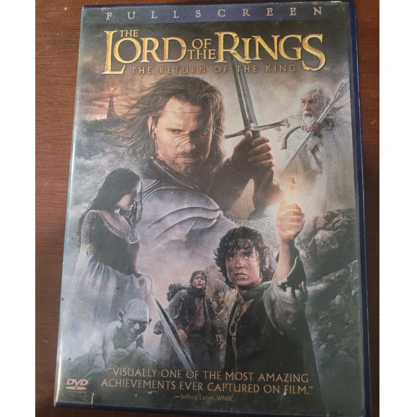 Lord of the Rings Return of the King DVD 2003 Fullscreen Epic Fantasy Adventure