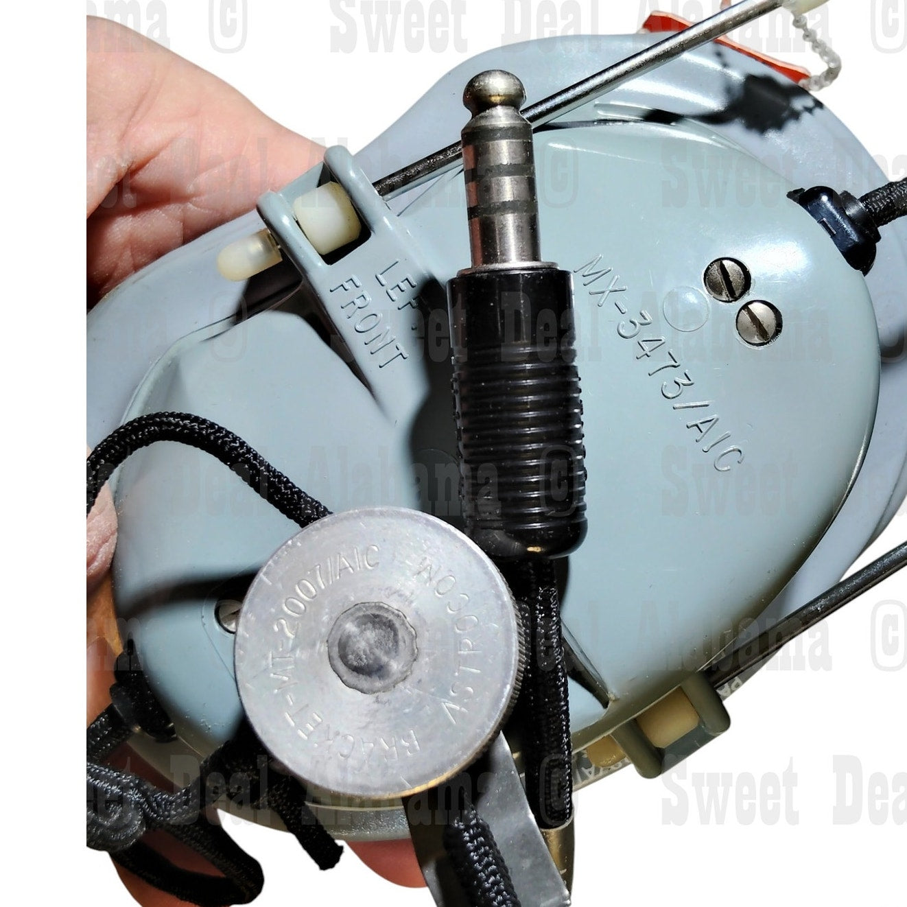 1973 H-158/AIC Military Headset – Strocom 10118, Vietnam-Era, USGI Surplus