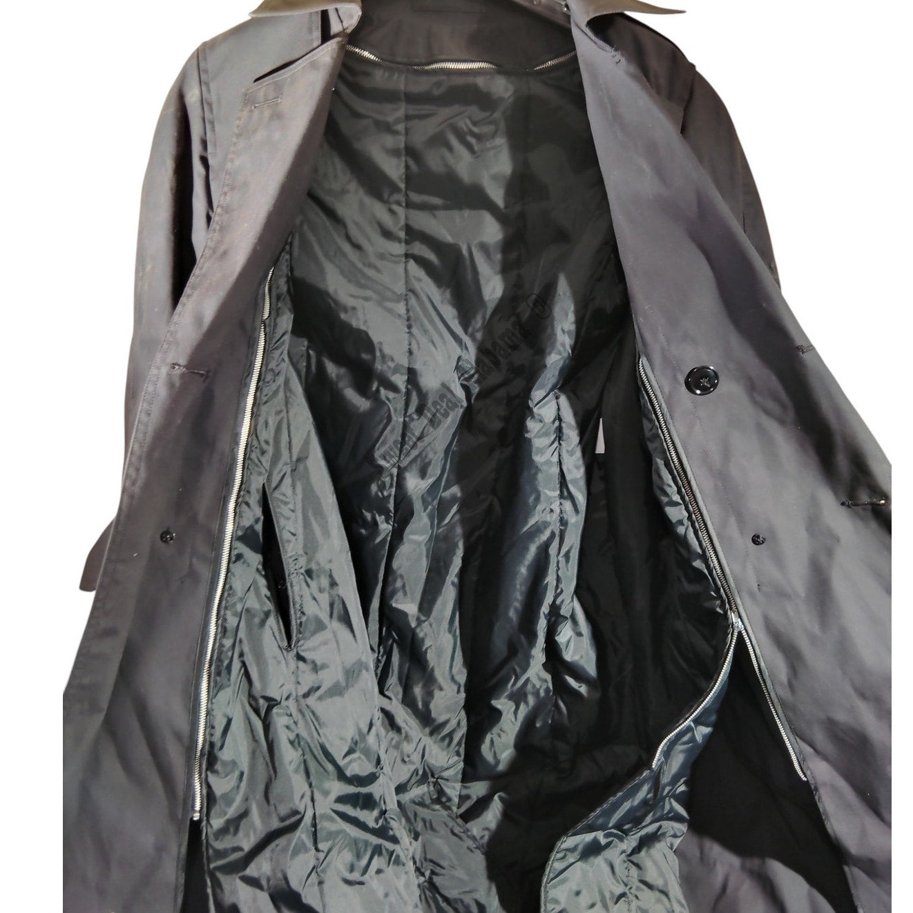 DSCP Army Trench Coat w/ Liner , Size 38XL, Garrison Collection, Made in U.S.A