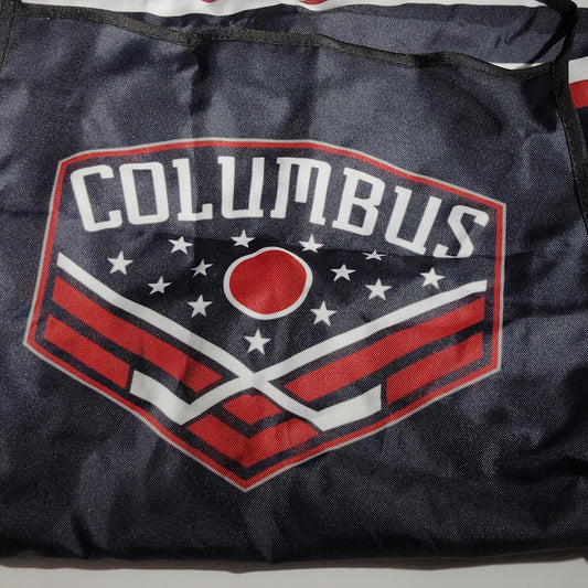Columbus Blue Jackets NHL BBQ Kitchen Apron Adjustable Pockets Grilling Fan Gear