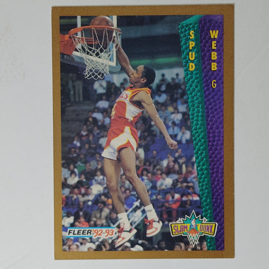 1992–93 Fleer Spud Webb #278 – Atlanta Hawks – Guard – NBA Card