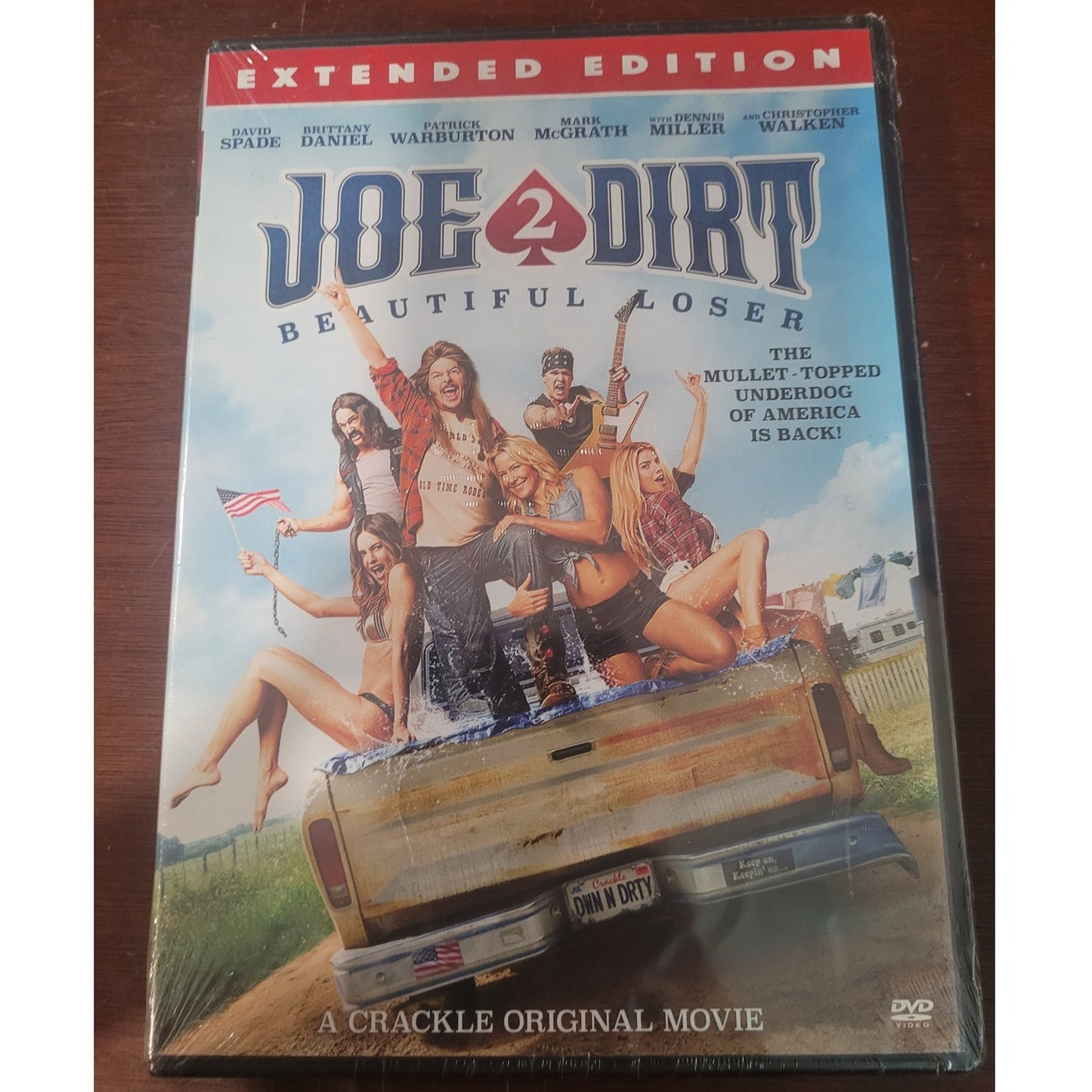 Joe Dirt 2 Beautiful Loser DVD 2015 Extended Edition Comedy David Spade Sequel