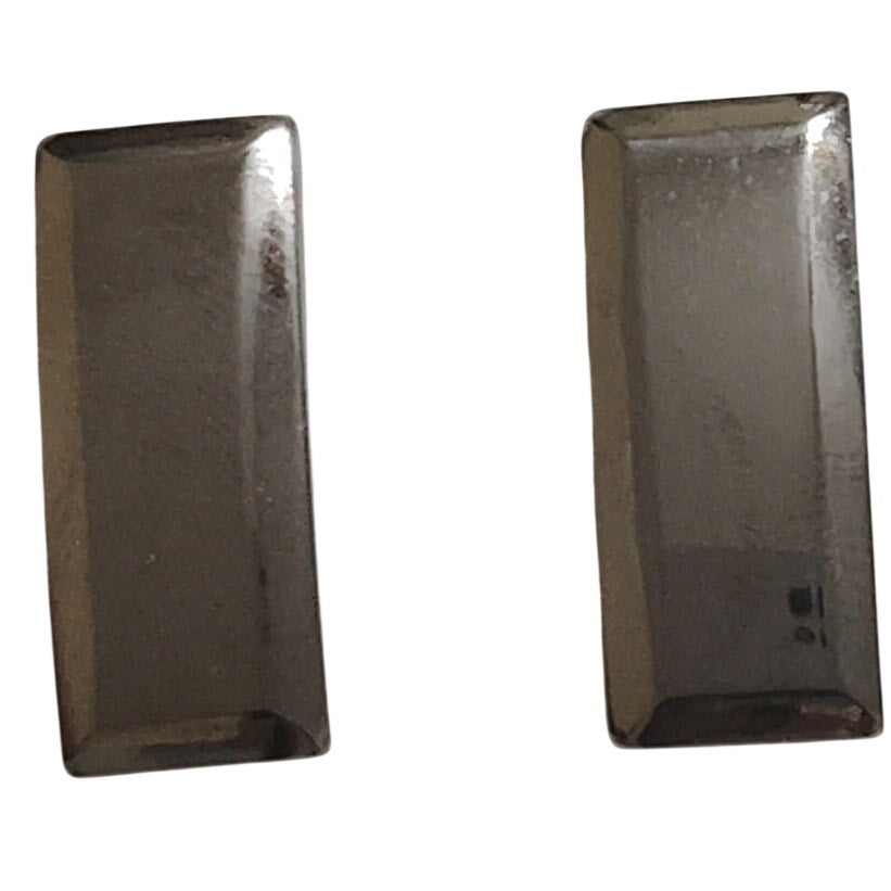 HWC Silver‑Tone Lieutenant Rank Bars – Smooth – 13/16" × 5/16" Novelty Pin Set
