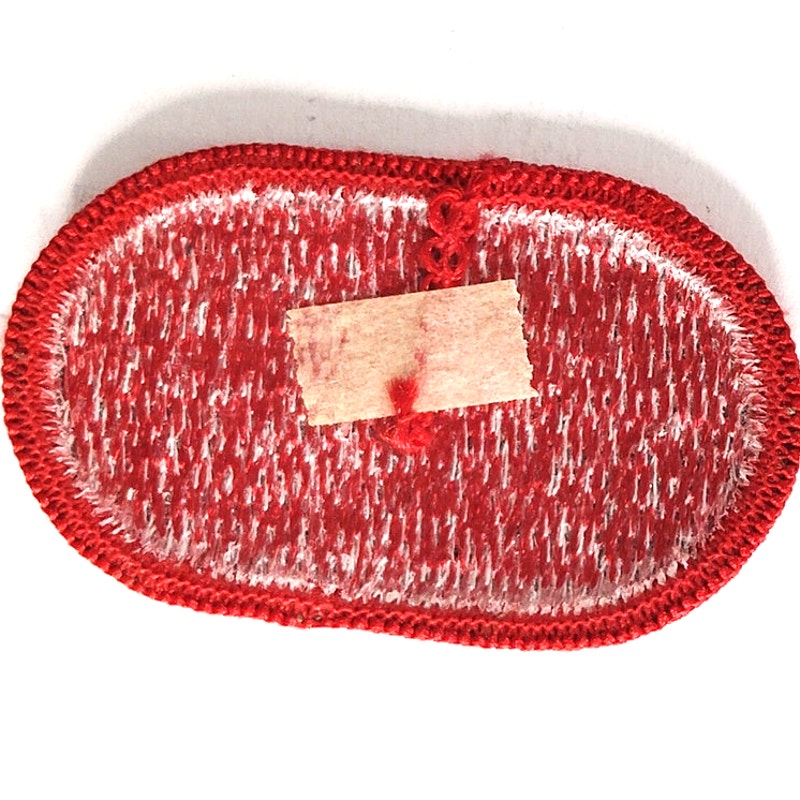321st Airborne, 7th Special Forces, 15th Corp- Red Embroidered Oval 2‑1/4× 1‑3/8
