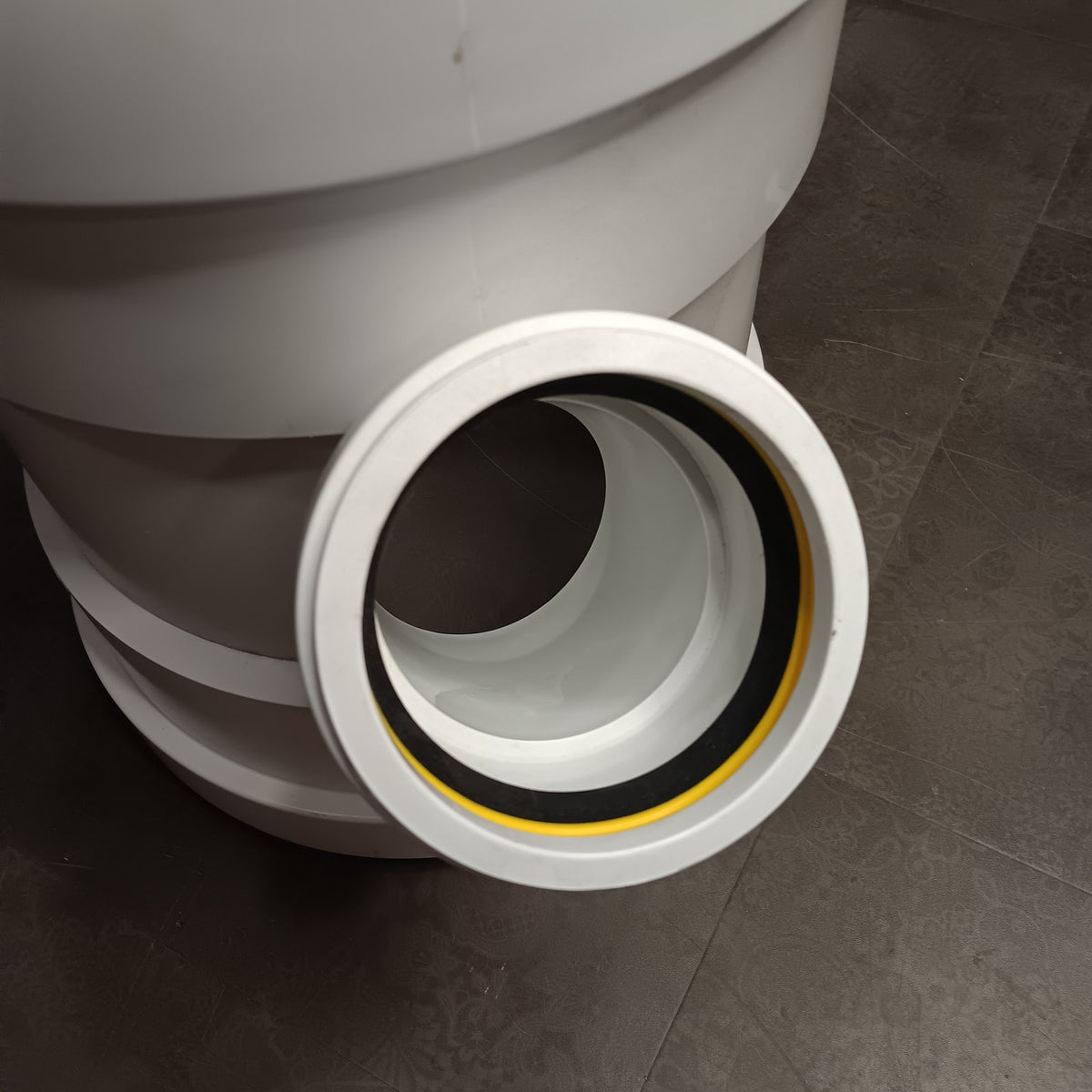 Westlake H3012-4 PVC 12" x 12" x 4" 45 Deg Wye Sewer Fitting SDR-26
