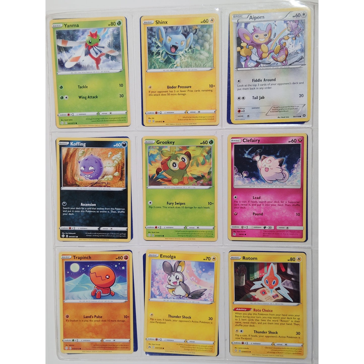 18 Random Pokémon Cards Pictured, Actual Photos Provided
