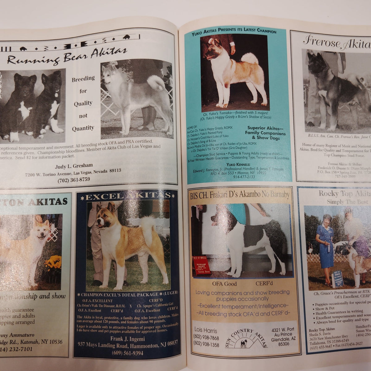 Dogs USA 1997 Annual Puppy Buyer's Guide & Owner's Manual Magazine Rottweiler