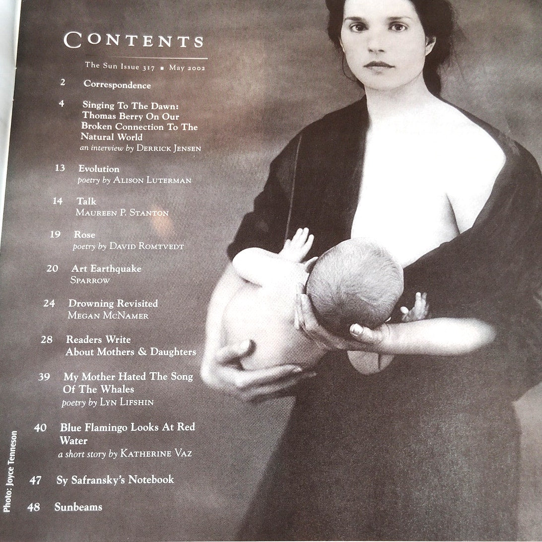 The Sun Magazine - May 2002, Issue 317 - "Singing to the Dawn" - Vintage