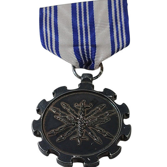 Air Force Medal (For Meritorious Achievement) Pinback, 1-3/8"D x 3"H Overall