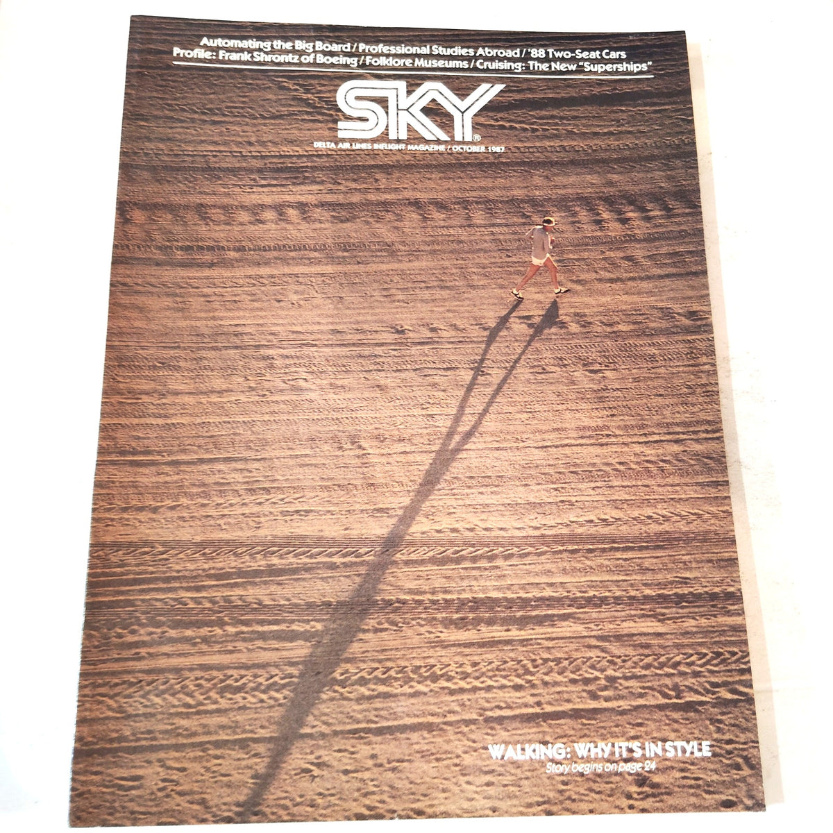 Delta SKY In-Flight Magazine October 1987 - Boeing, Cracker Jacks, Cincinnati OH