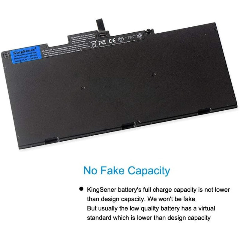 KingSener CS03XL 11.4V 46.5WH Laptop Battery For Elitebook, ZBook's Listed