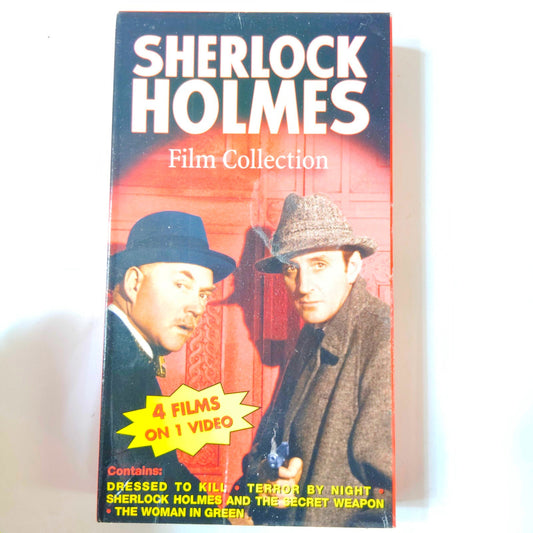 Sherlock Holmes Film Collection VHS 2002 Classic Mystery Set (4 Movies on Tape)