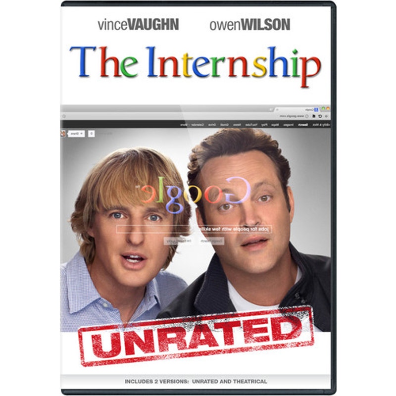 The Internship (DVD, 2013) Comedy Starring Vince Vaughn & Owen Wilson