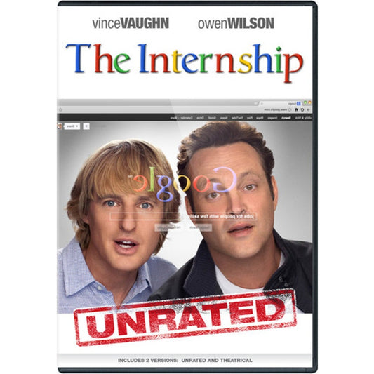 The Internship (DVD, 2013) Comedy Starring Vince Vaughn & Owen Wilson