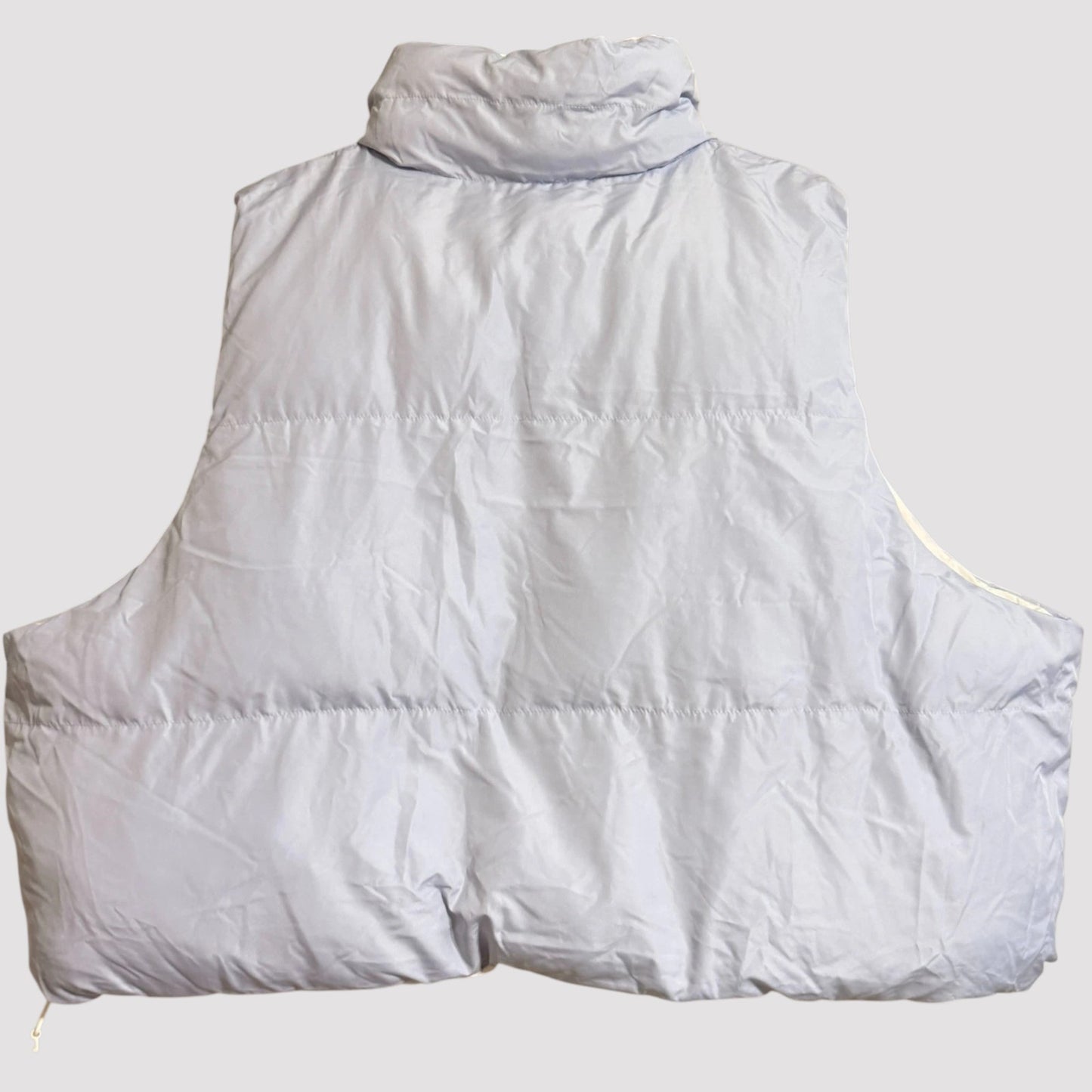 Women’s Reversible Snowsport Short Puffer Vest – All in Motion – Cream – 2X