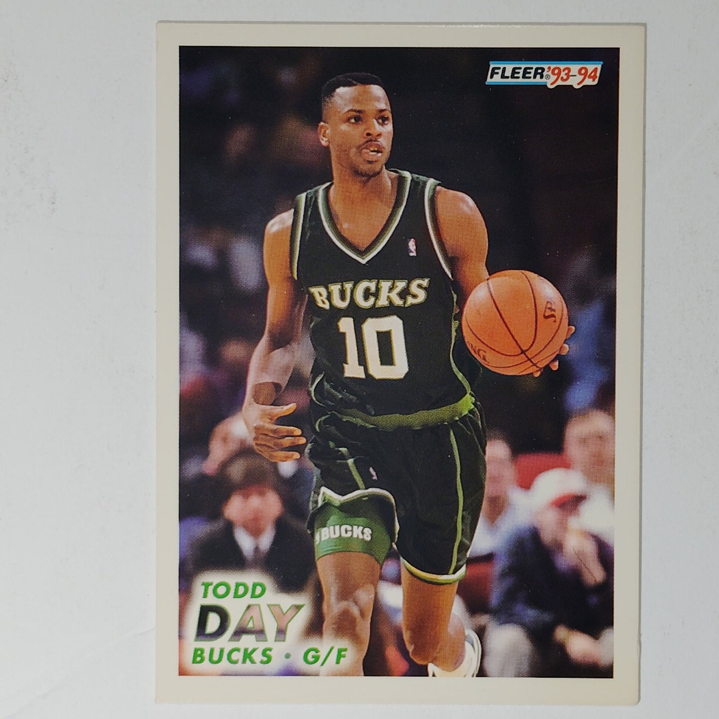 1993–94 Fleer Todd Day #117 – Milwaukee Bucks – Guard – NBA Card