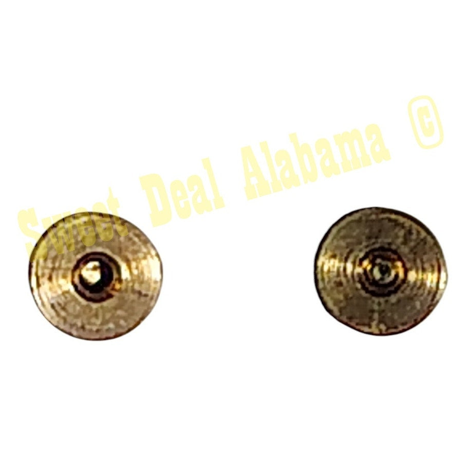 USMC Service Frame Cap Screws Set, 27 Ligne (Approx.. 11/16"D), Black Buttons