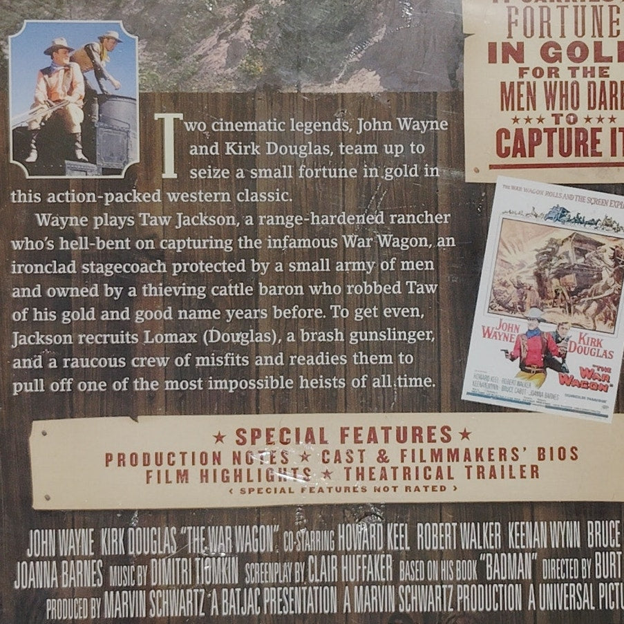 The War Wagon (DVD, 2003) Widescreen Western Starring John Wayne & Kirk Douglas