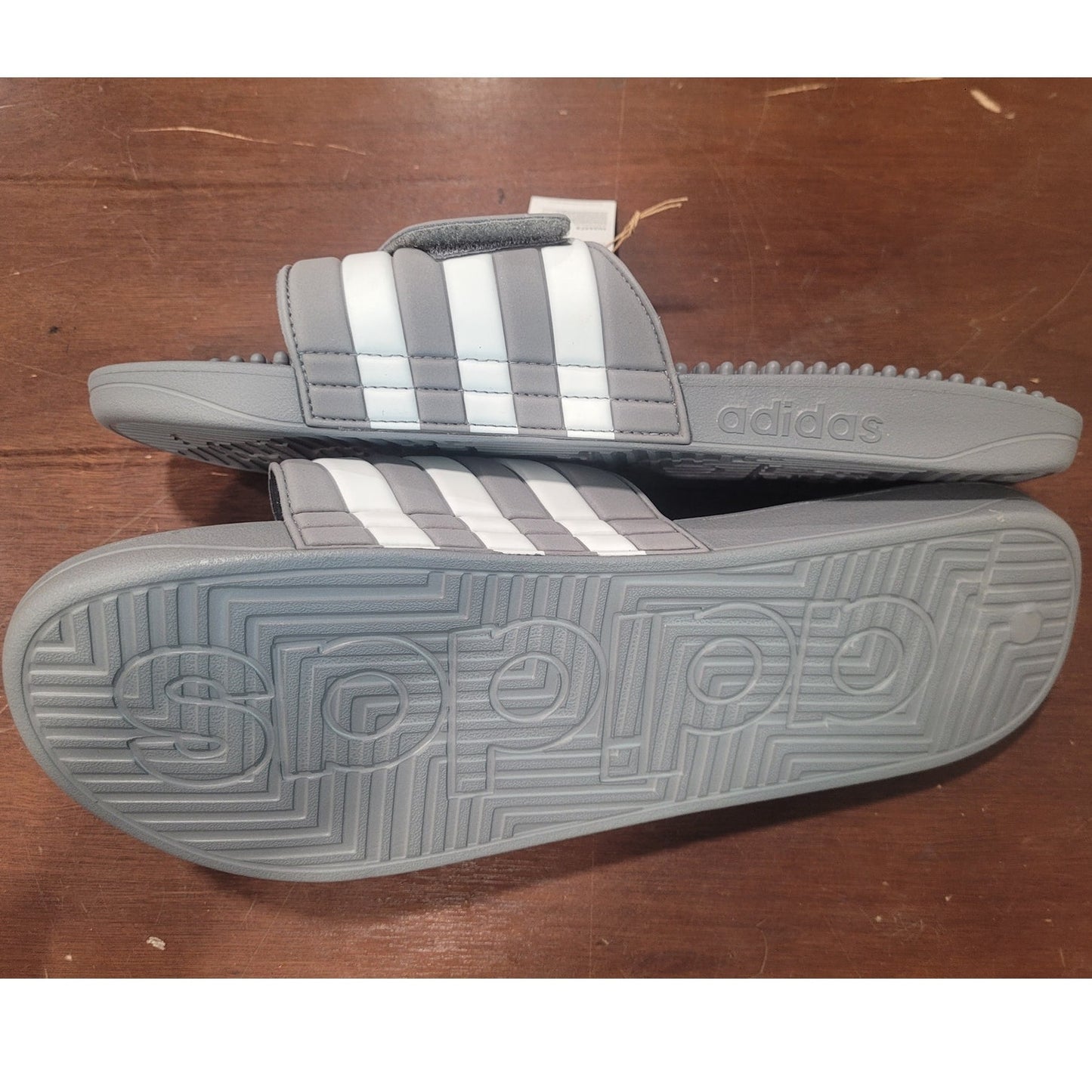 Adidas Adissage Slide Sandal, Unisex Adult Size 17, Comfort Massage Footbed