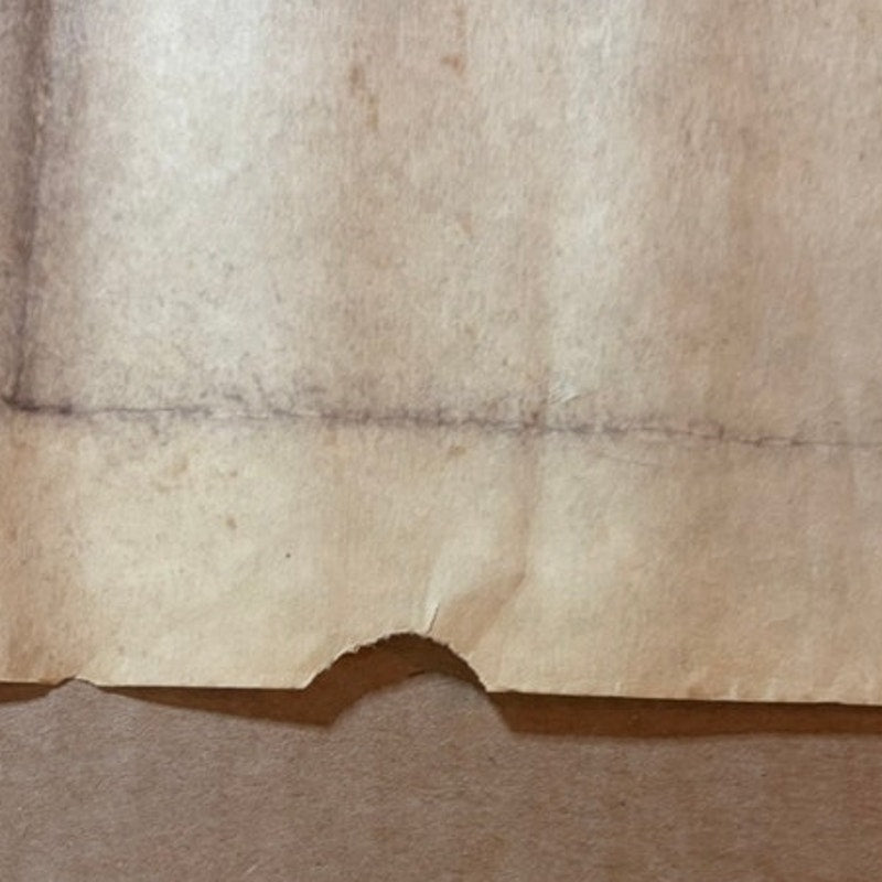 VTG Reproduction Land Deed Poster - Aged Beige & Brown Historical Document Art
