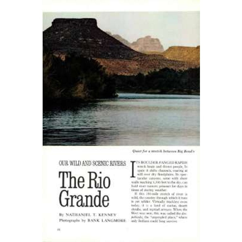 National Geographic Magazine July 1977, Wild Rivers, Turkey, New Guinea's Gimi..
