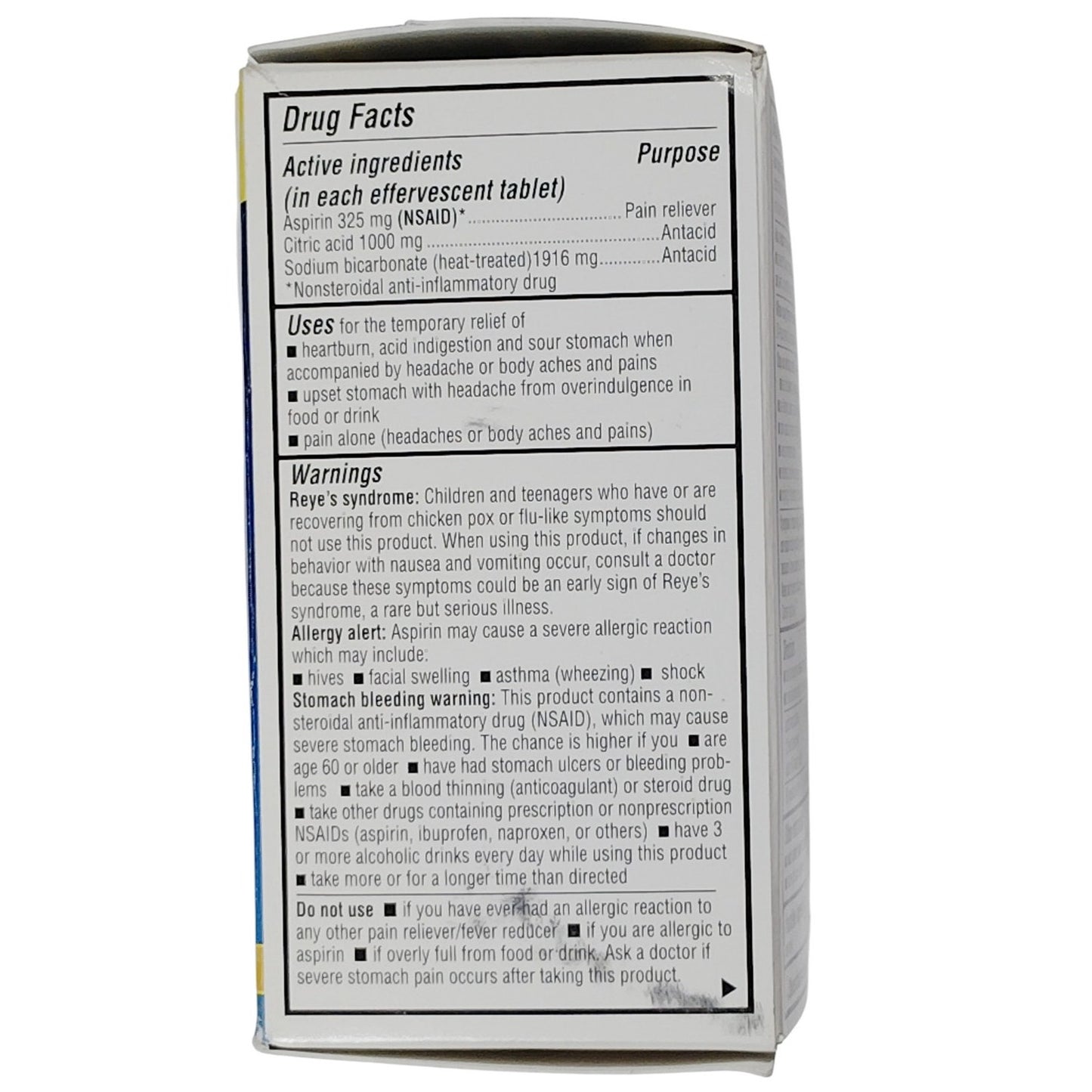 DG Health Antacid & Pain Relief – 36 Tablets – Original Flavor – Exp. 12/2025