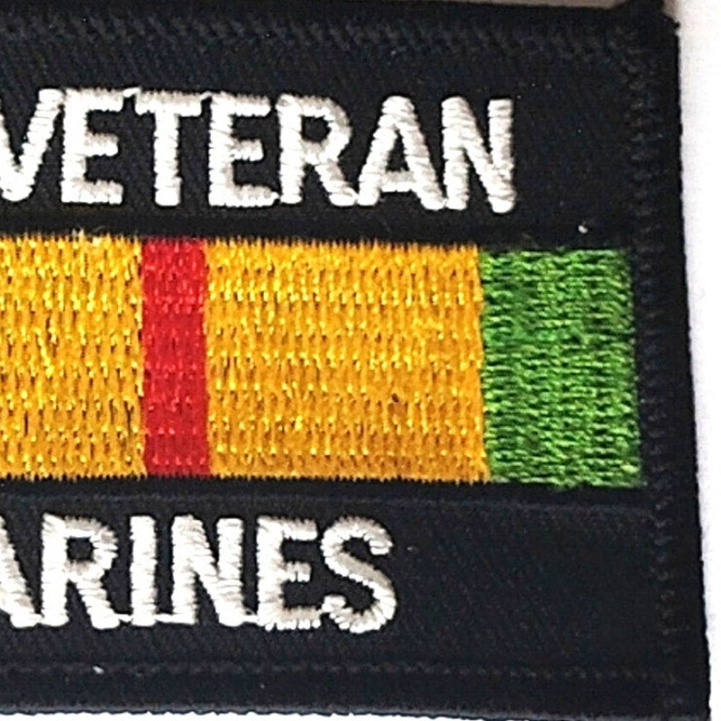 Vietnam Veteran USMC Patch Service Ribbon U.S. Marines 3-7/8" x 2" Collectible