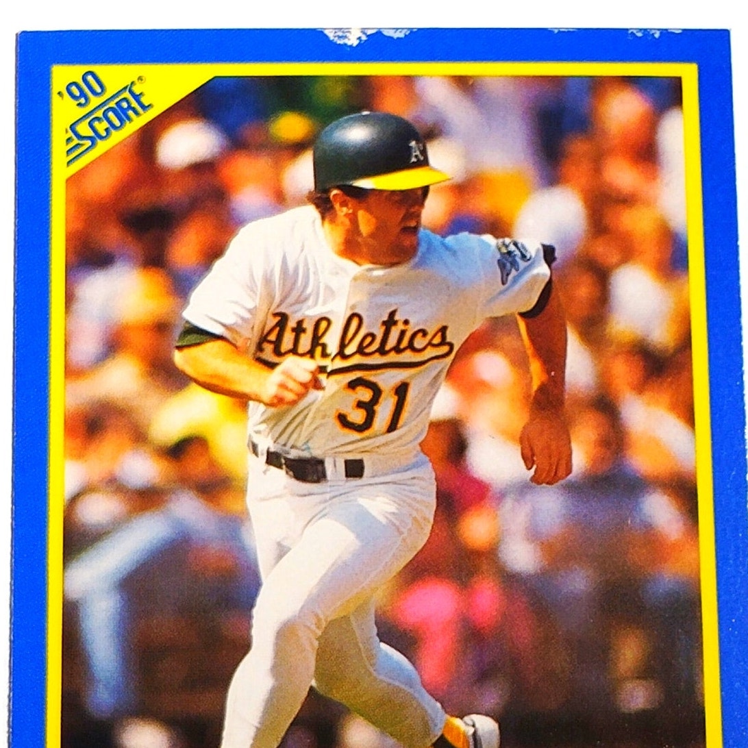 1990 Score Scott Hemond RC #598 Oakland Athletics 3B Catcher Rookie MLB EX