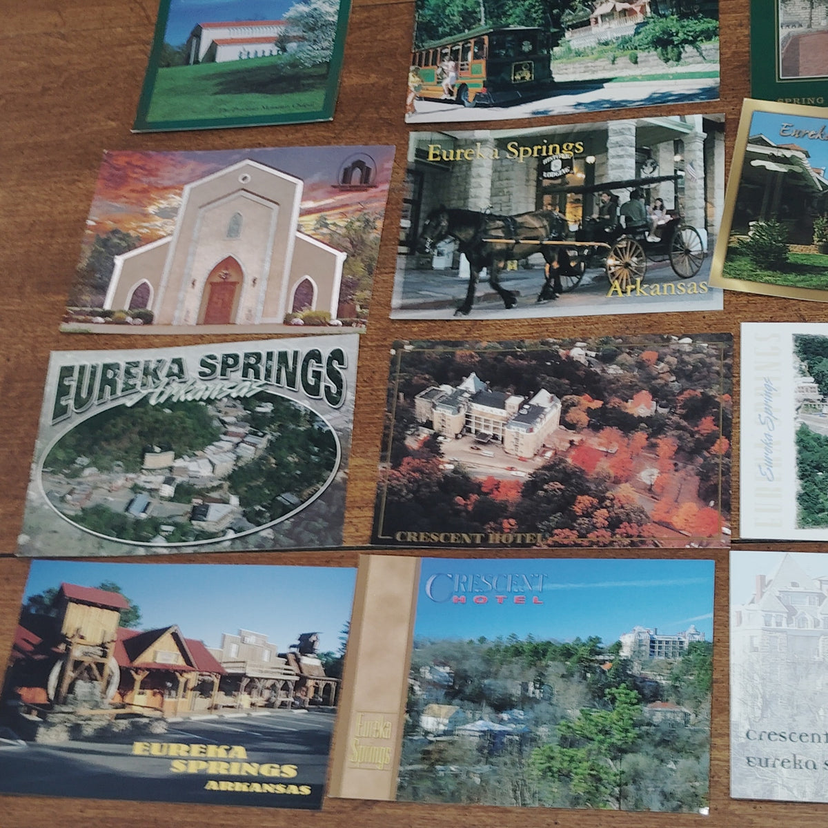Vintage Eureka Springs Arkansas Postcards - 20 PC Travel Ephemera Lot