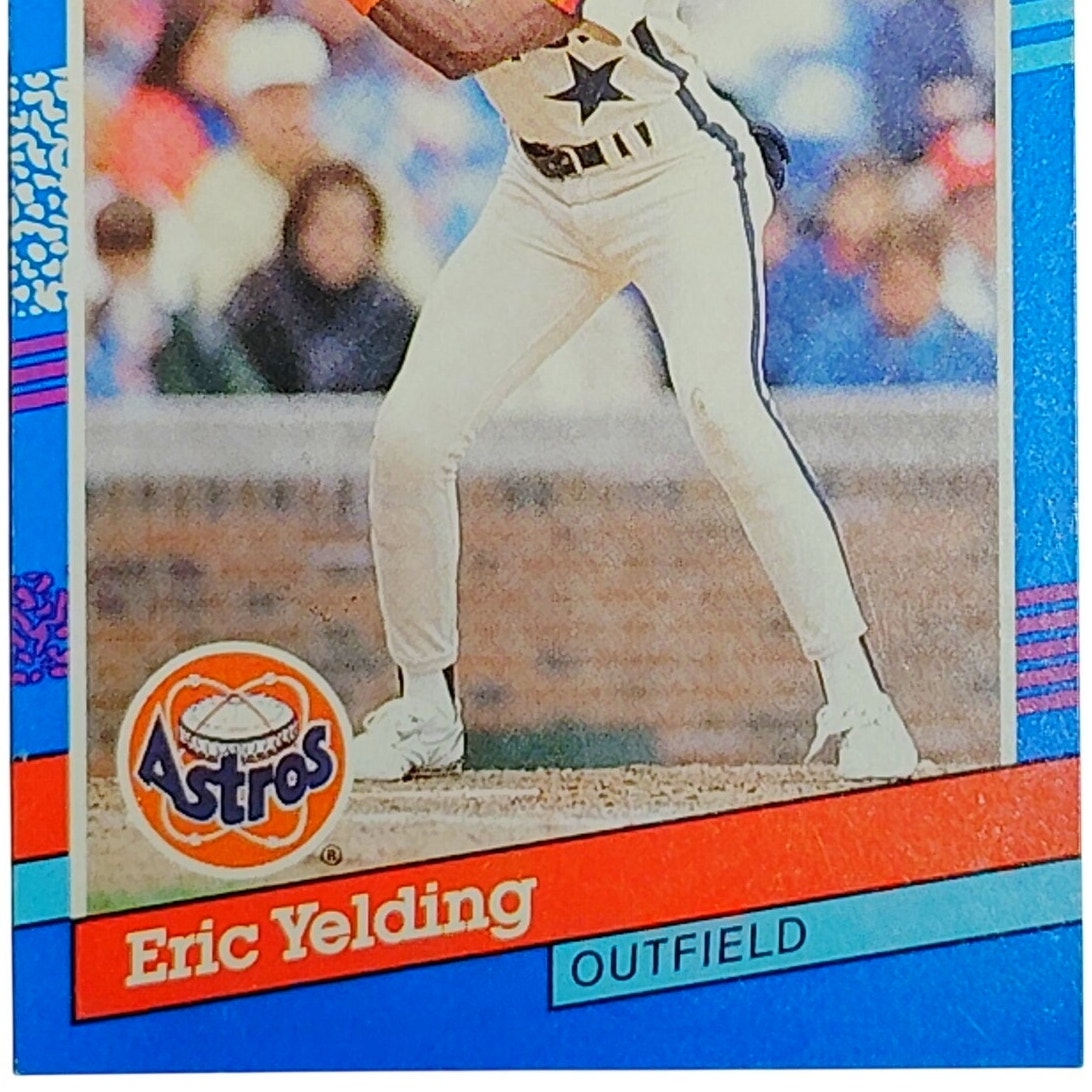 1991 Donruss #277 Eric Yelding Houston Astros Outfielder - VG/EX