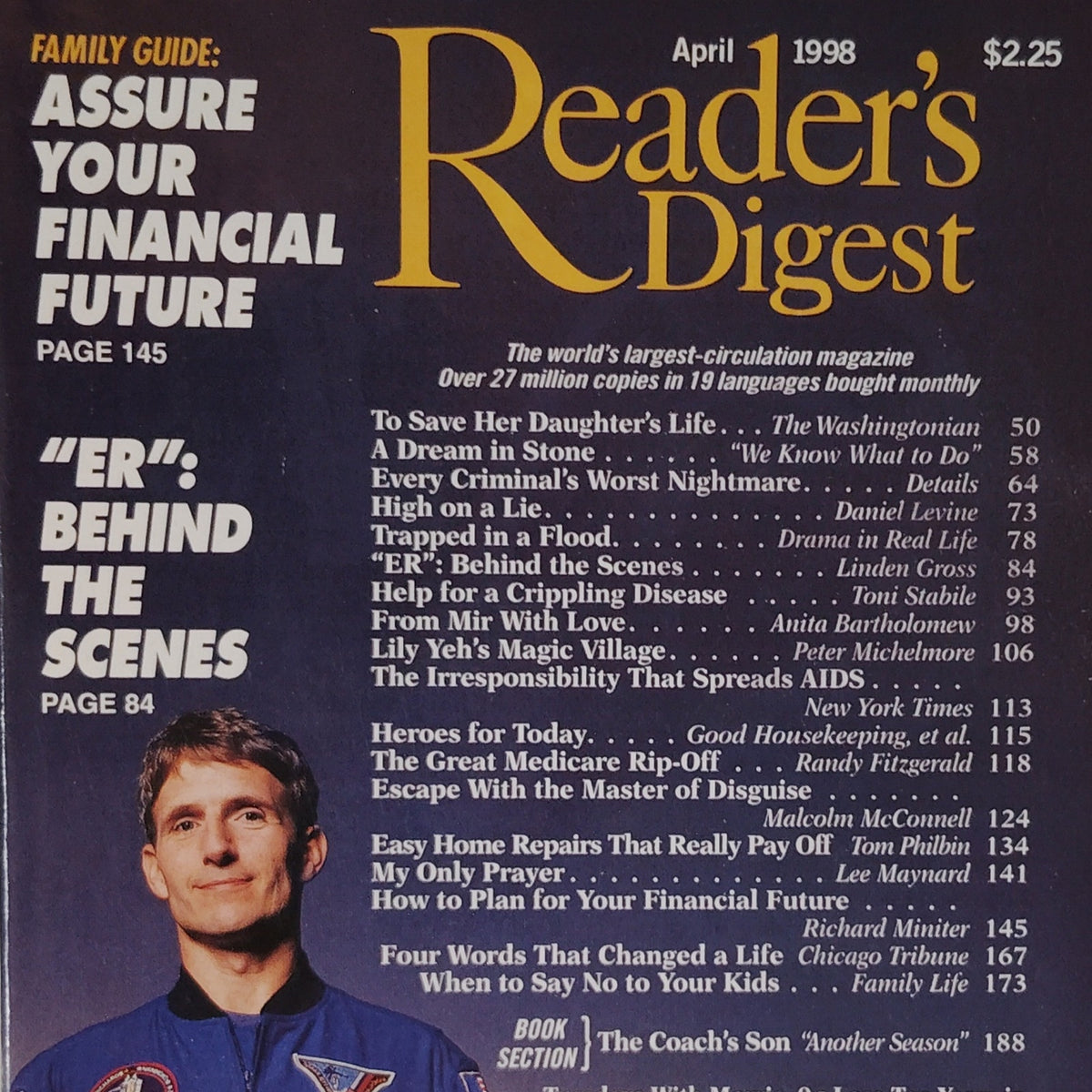 Reader's Digest April 1998 Vol 152 No 912 From Mir With Love Magazine