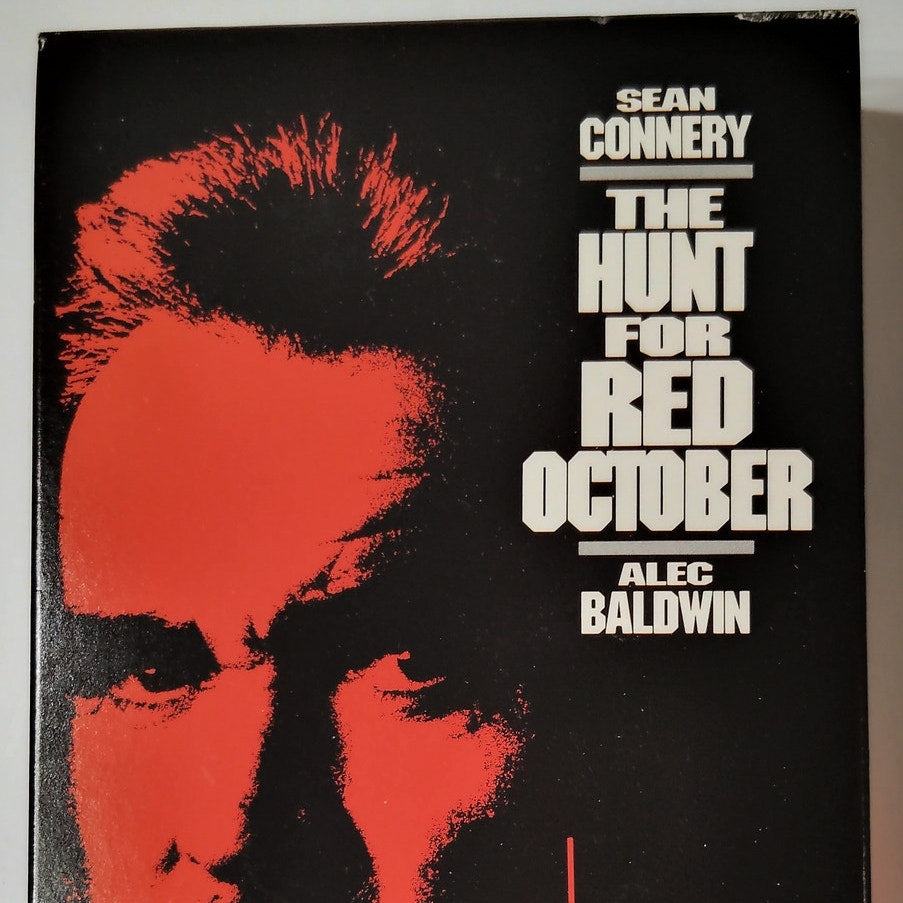 The Hunt for Red October VHS 1990 Alec Baldwin Sean Connery Paramount Thriller