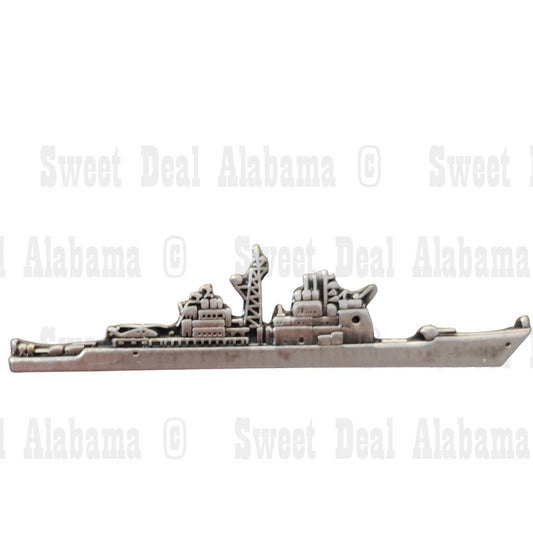 Large Aegis Cruiser Ship Collector's Hat, Lapel, Brooch Pin 2-1/2"W x 5/8"H