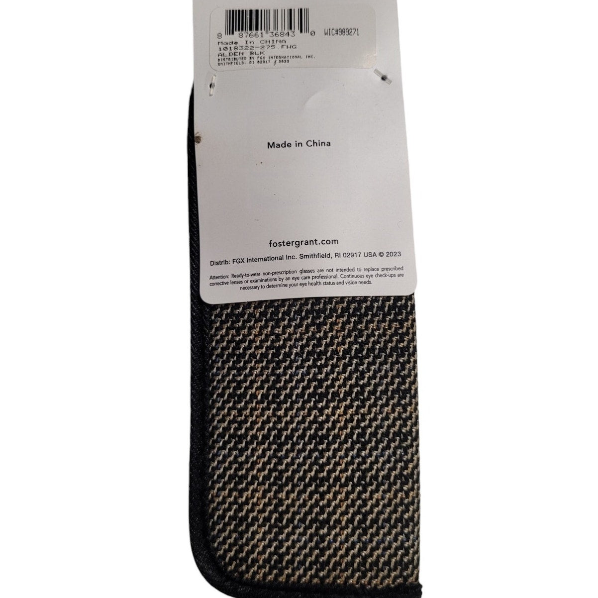 Foster Grant Alden Reading Glasses with Case, +2.75