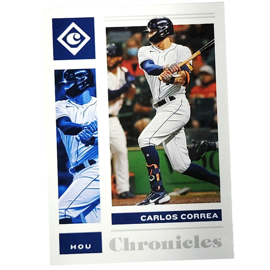 2021 Panini Chronicles Legacy Carlos Correa Card #3 Houston Astros SS VG/EX