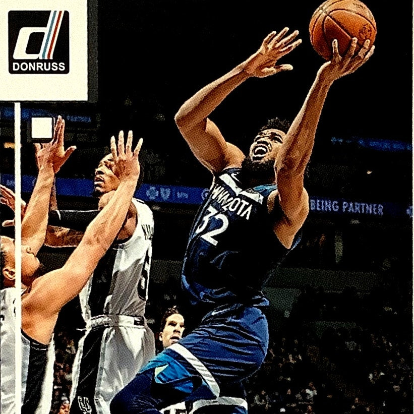 Karl-Anthony Towns, Card #95, Minnesota Timberwloves, 2022-23 NBA Panini Donruss