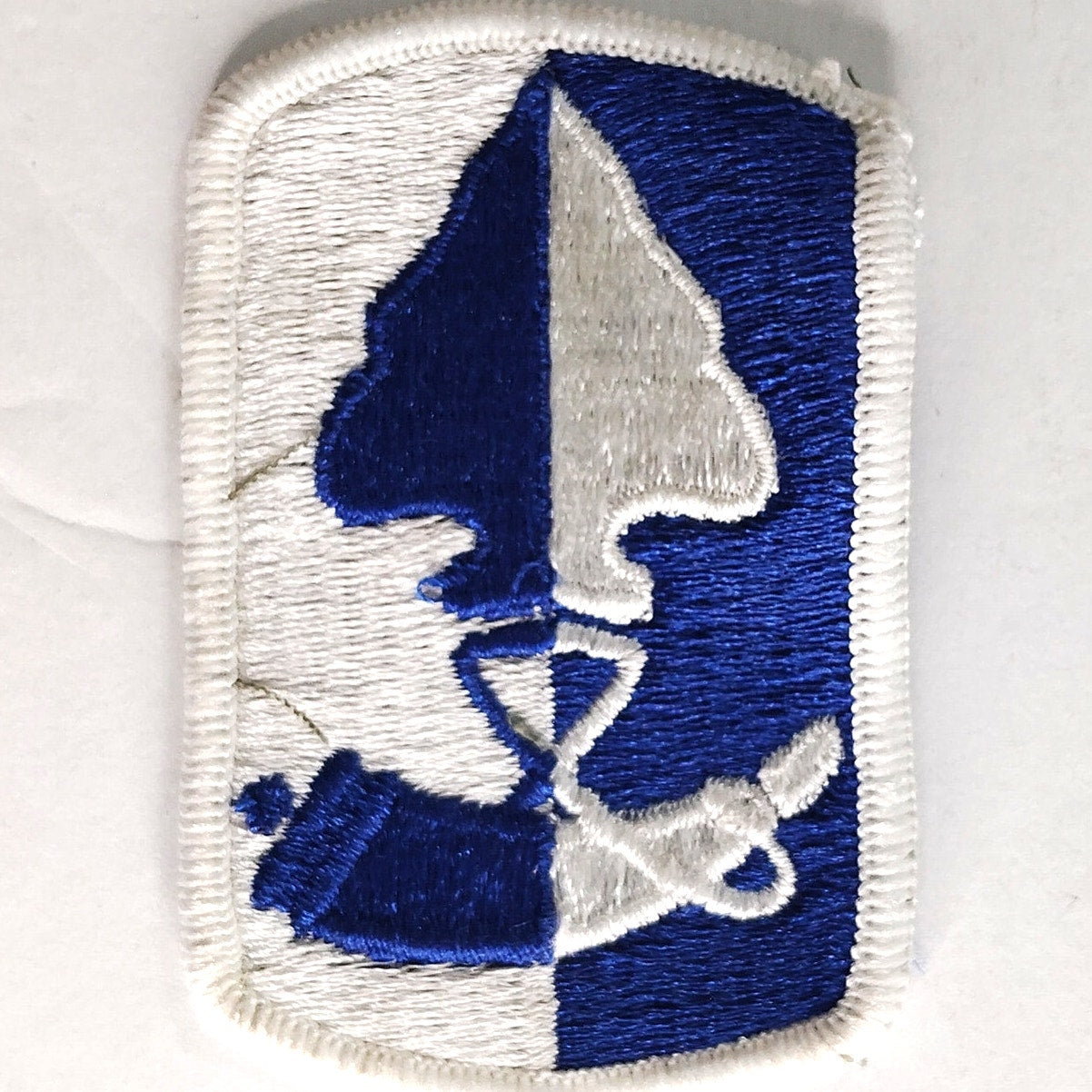 US Army 187th Infantry Brigade Novelty Patch 2" × 3" Sew‑On, Embroidered
