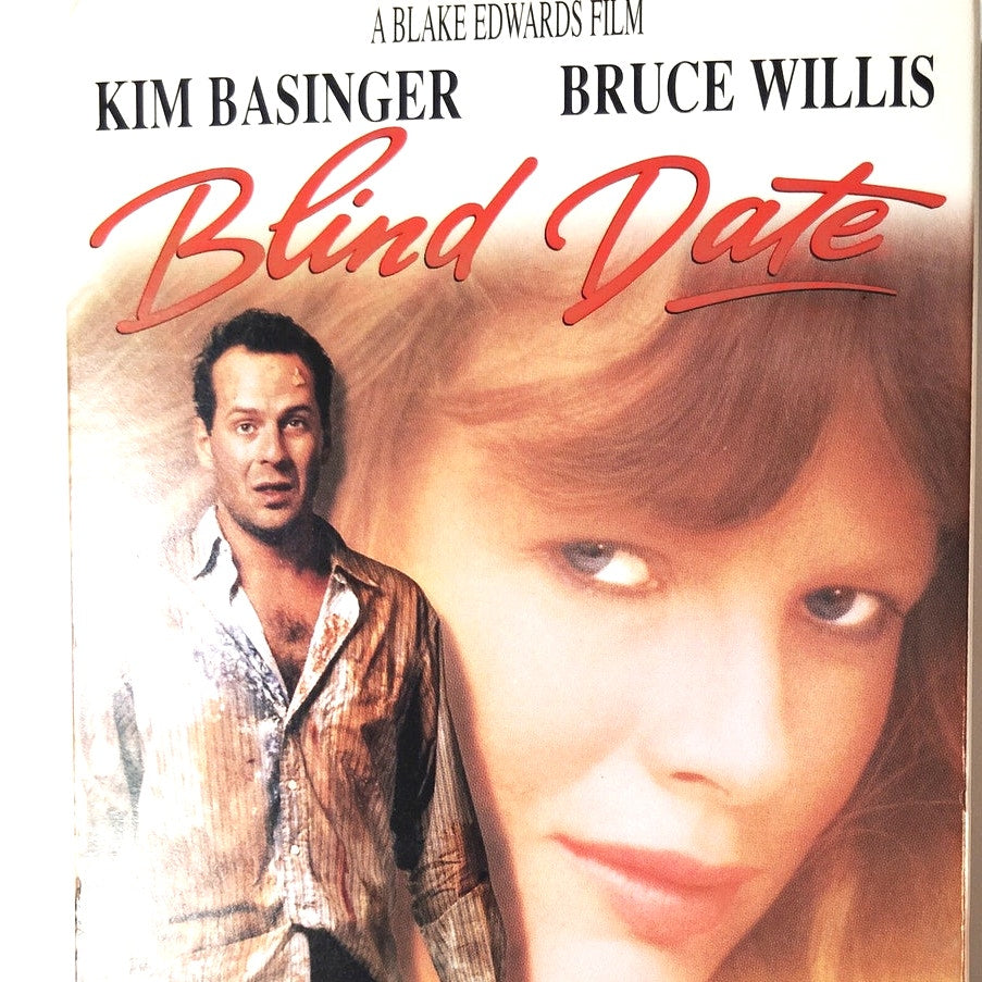 Blind Date VHS 1996 Bruce Willis Kim Basinger Comedy Blake Edwards Sony