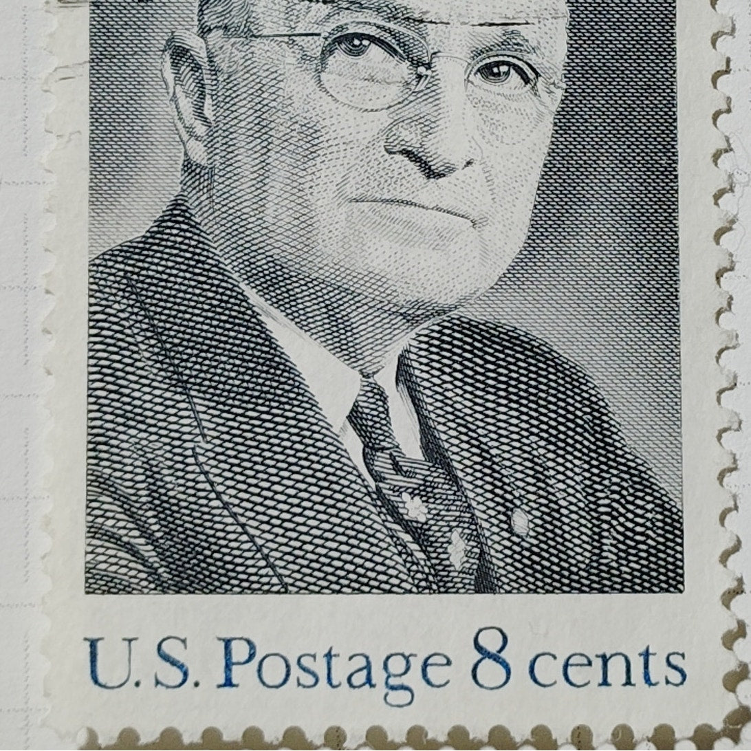 1973 US Postage Stamp Scott #1499 8c Harry S. Truman President Used Canceled