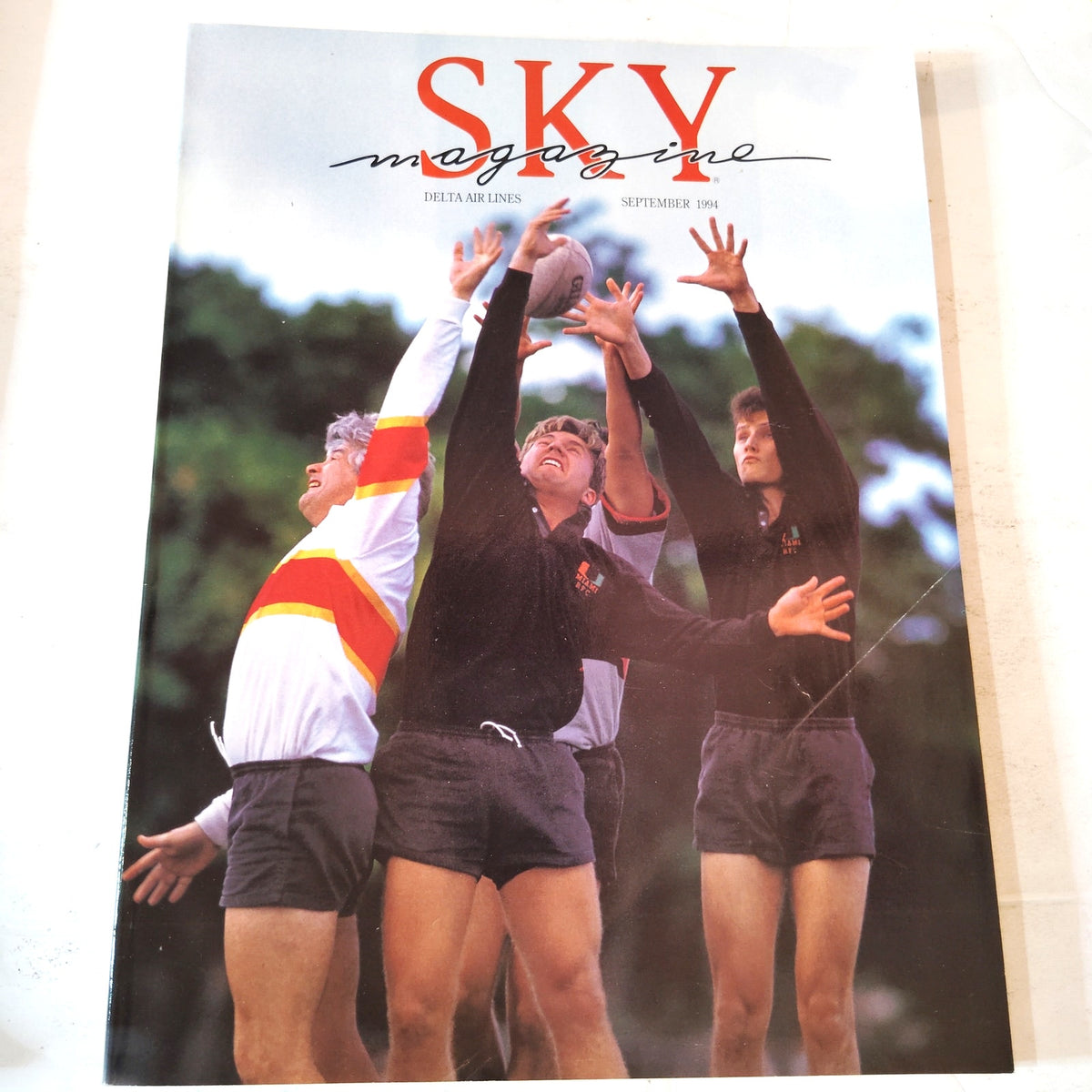 Delta SKY Magazine September 1994 - Rugby, French Riviera, Fred Hart Sculpture